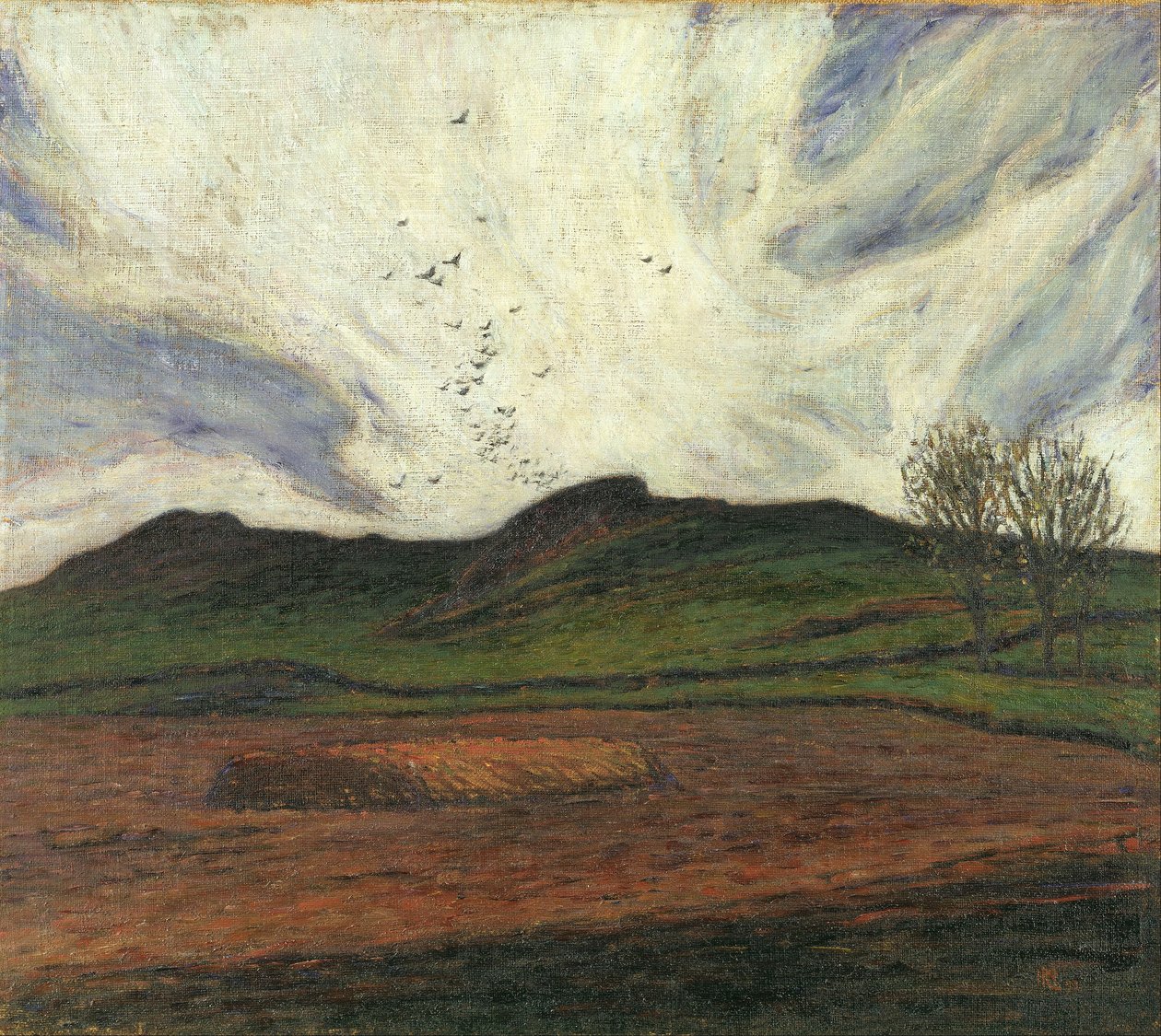 Nuvens de tempestade de Karl Nordström