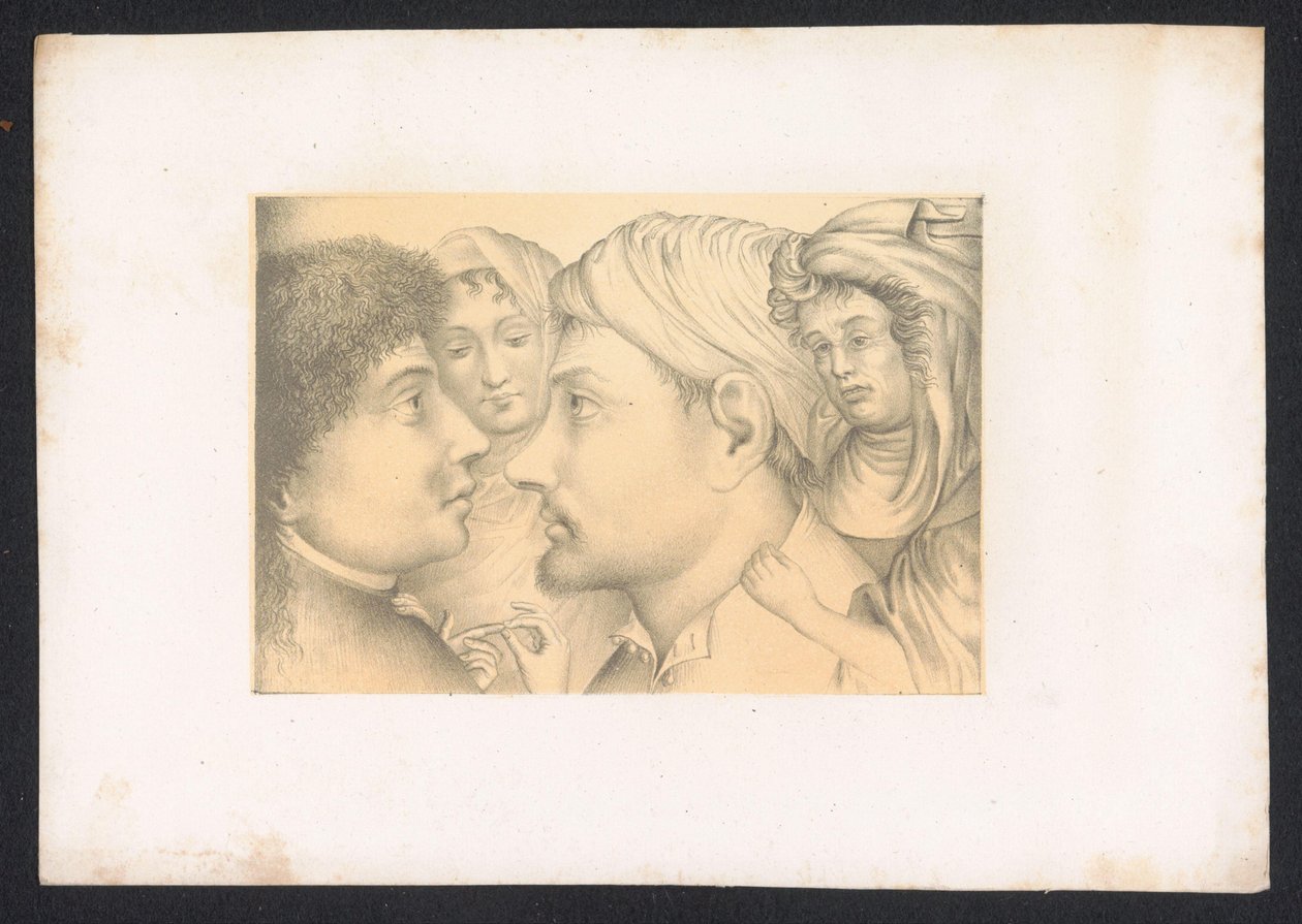 Twee mannen en vrouwen
Desenhos e estudos de um mestre holandês do século XV. Após os originais preservados na Biblioteca Real em Berlim (título da série) de Karl Palzow