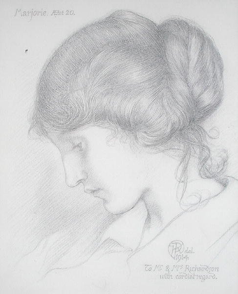 Cabeça de uma menina de Karl Parsons
