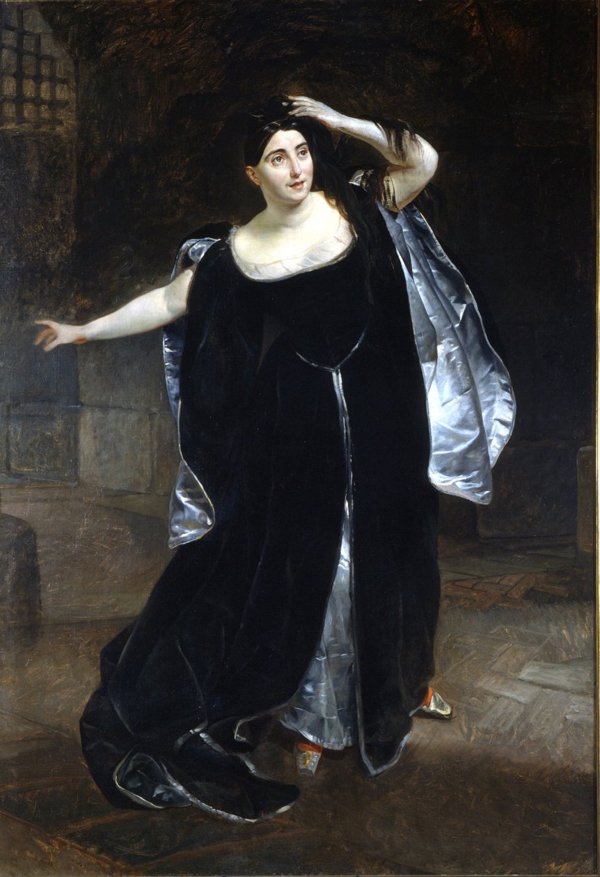 Giuditta Pasta (1797-1865) e "Anne Boleyn" (Anne ou Ann Bolin e Anne Bullen de Karl Pavlovich Bryullov