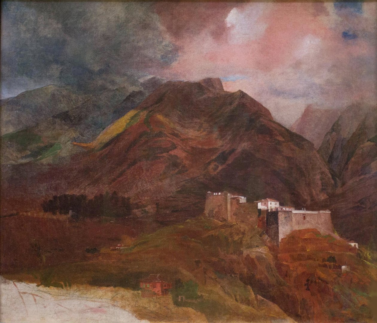 O Forte do Pico na ilha da Madeira, 1849-1850 de Karl Pavlovich Bryullov