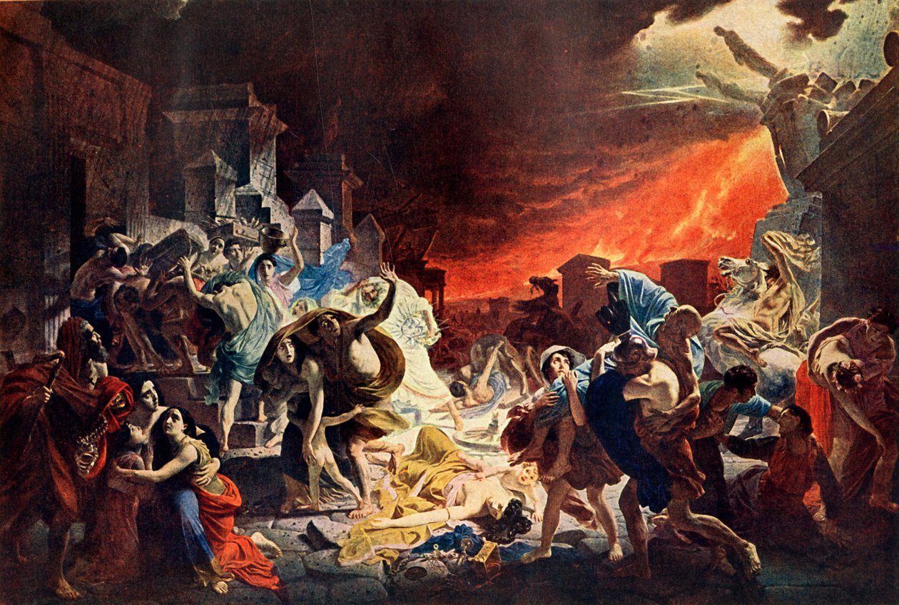 Destruição de Pompéia, 1833, 1939. de Karl Pavlovich Bryullov