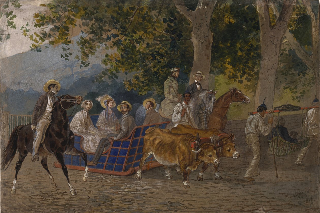 Passeio, 1849 de Karl Pavlovich Bryullov