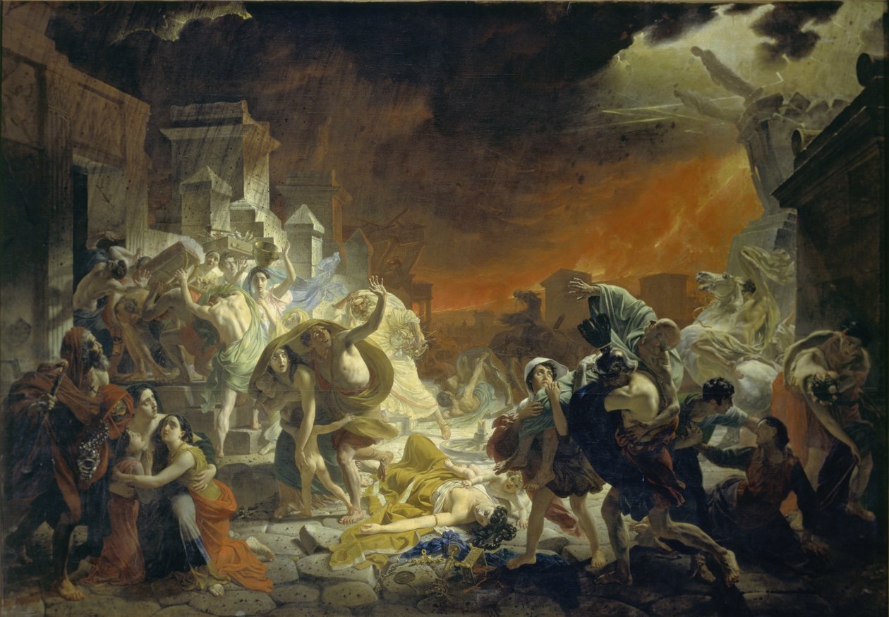 O último dia de Pompéia, 1833 de Karl Pavlovich Bryullov