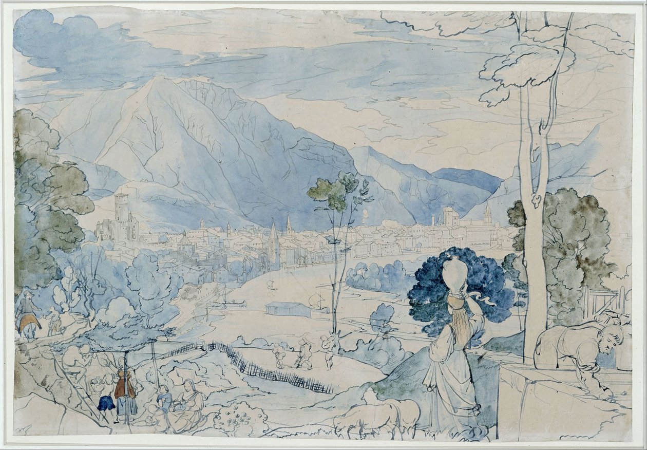 Vista de Trento de Karl Philipp Fohr