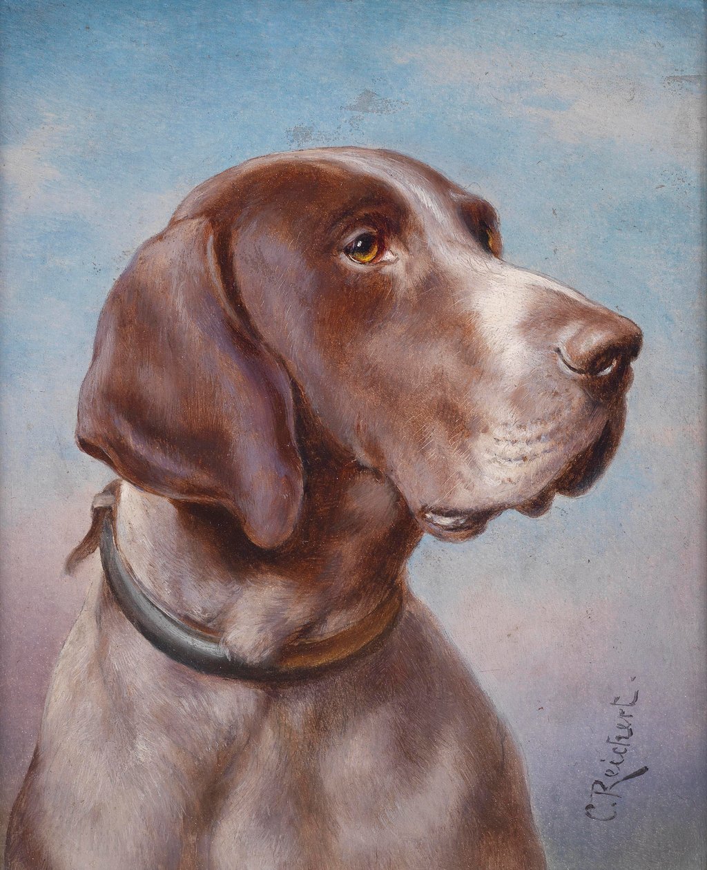 Retrato de cachorro de Karl Reichert