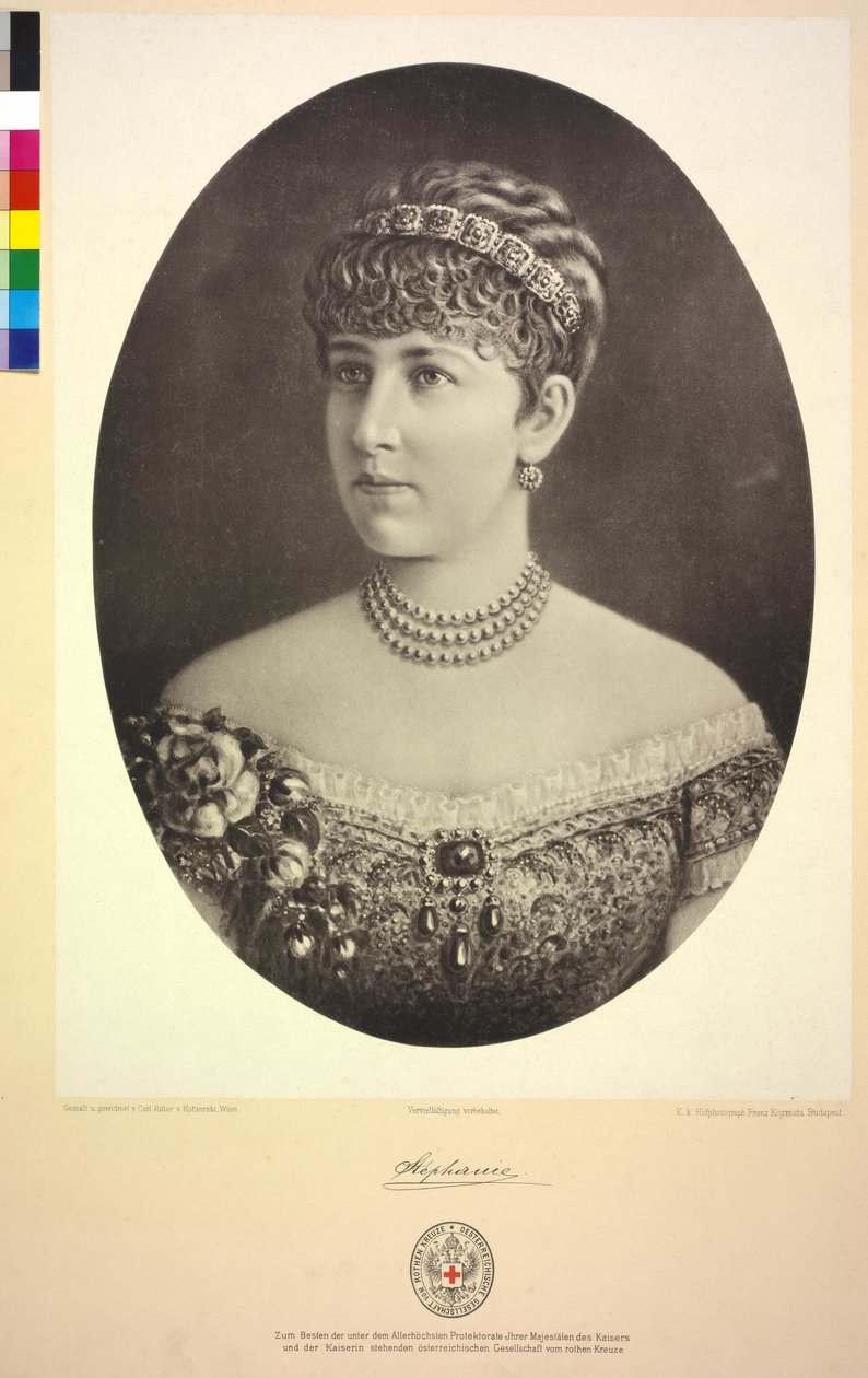 Princesa herdeira da Áustria Stephanie de Karl Ritter Von Kobierski