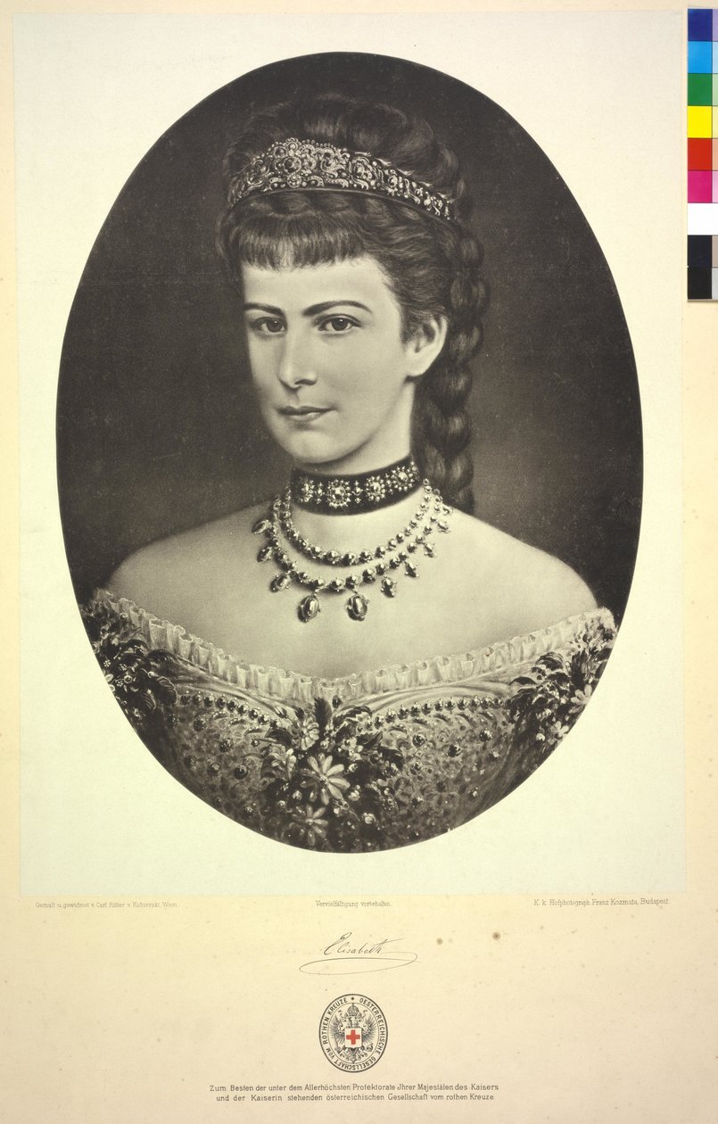 Imperatriz da Áustria Elisabeth de Karl Ritter Von Kobierski