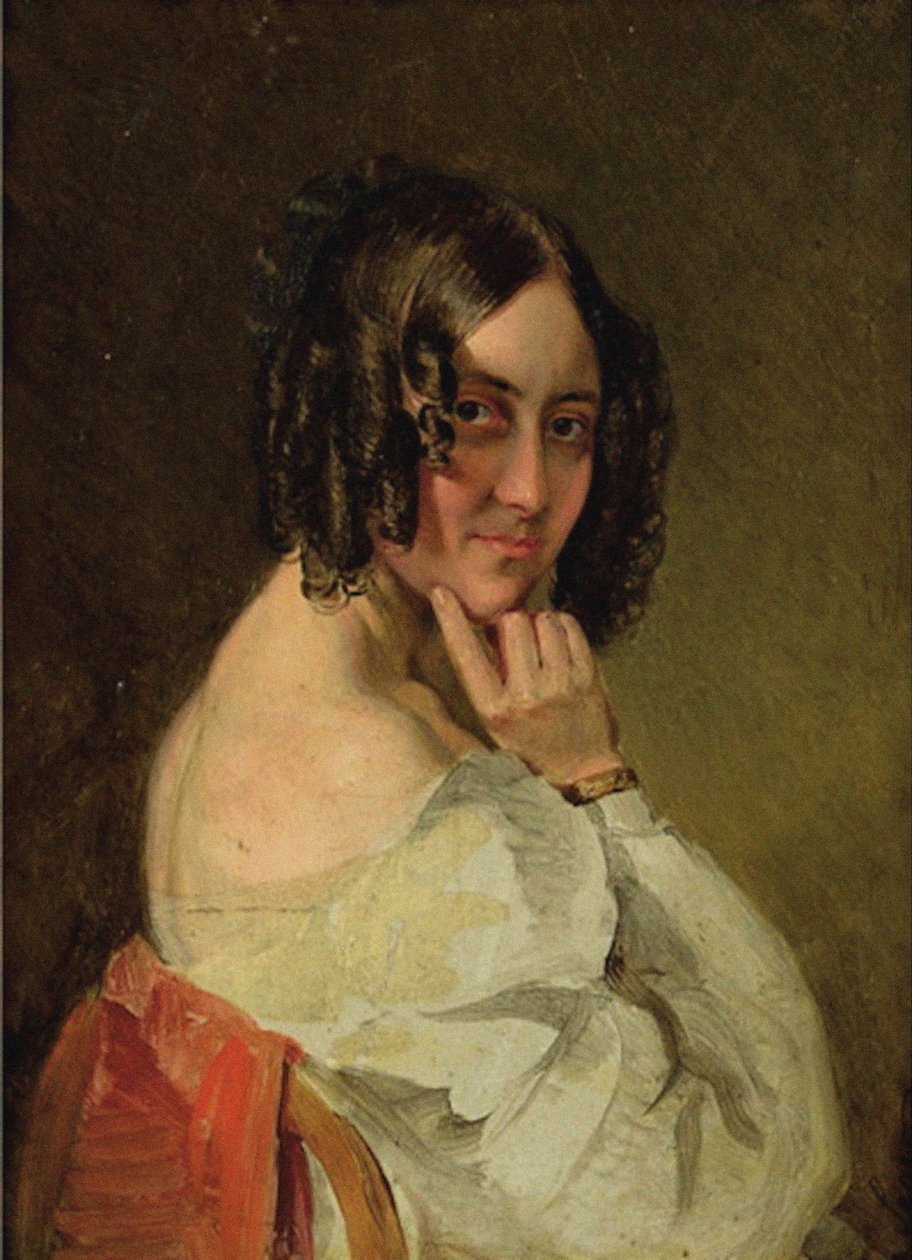 Baronesa Therese von Droßdik, nascida Malfatti 1792-1851. de Karl Saar