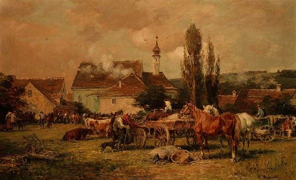 Um Mercado de Aldeias de Karl Stuhlmuller