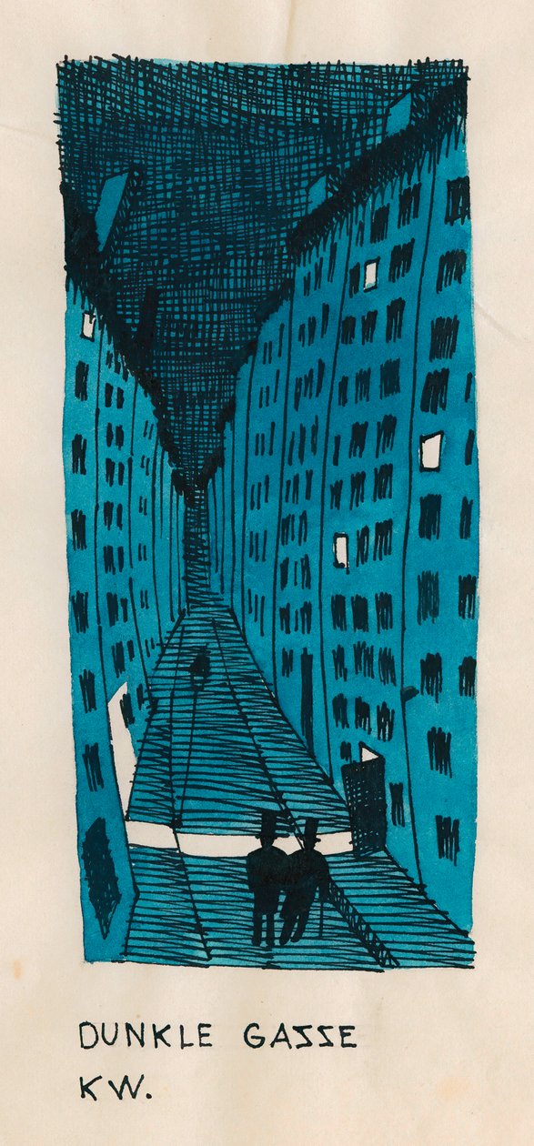 Dark Alley, c.1922 de Karl Wiener