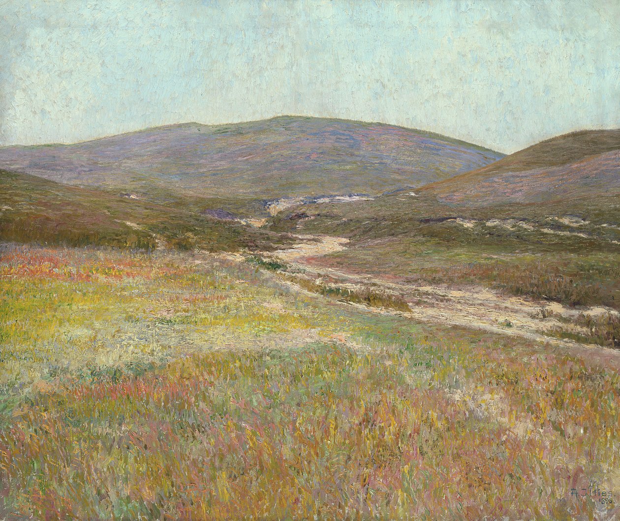 Vale perto de Harburg de Karl Wilhelm Arthur Illies