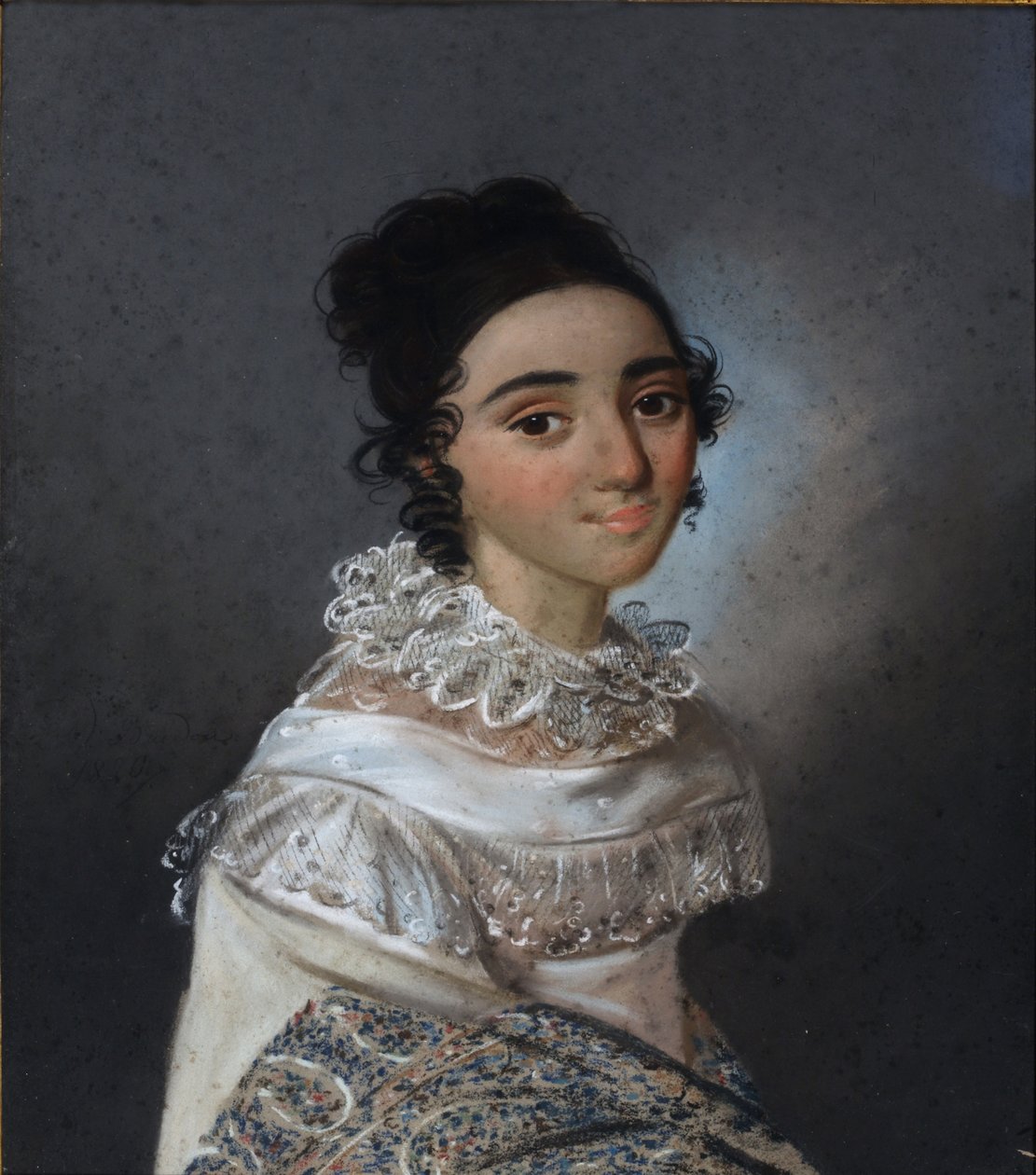 Retrato de Yekaterina Emmanuilovna Abamelik-Lazareva 1806-1880, née Bird-Bey, 1820 de Karl Wilhelm Bardou