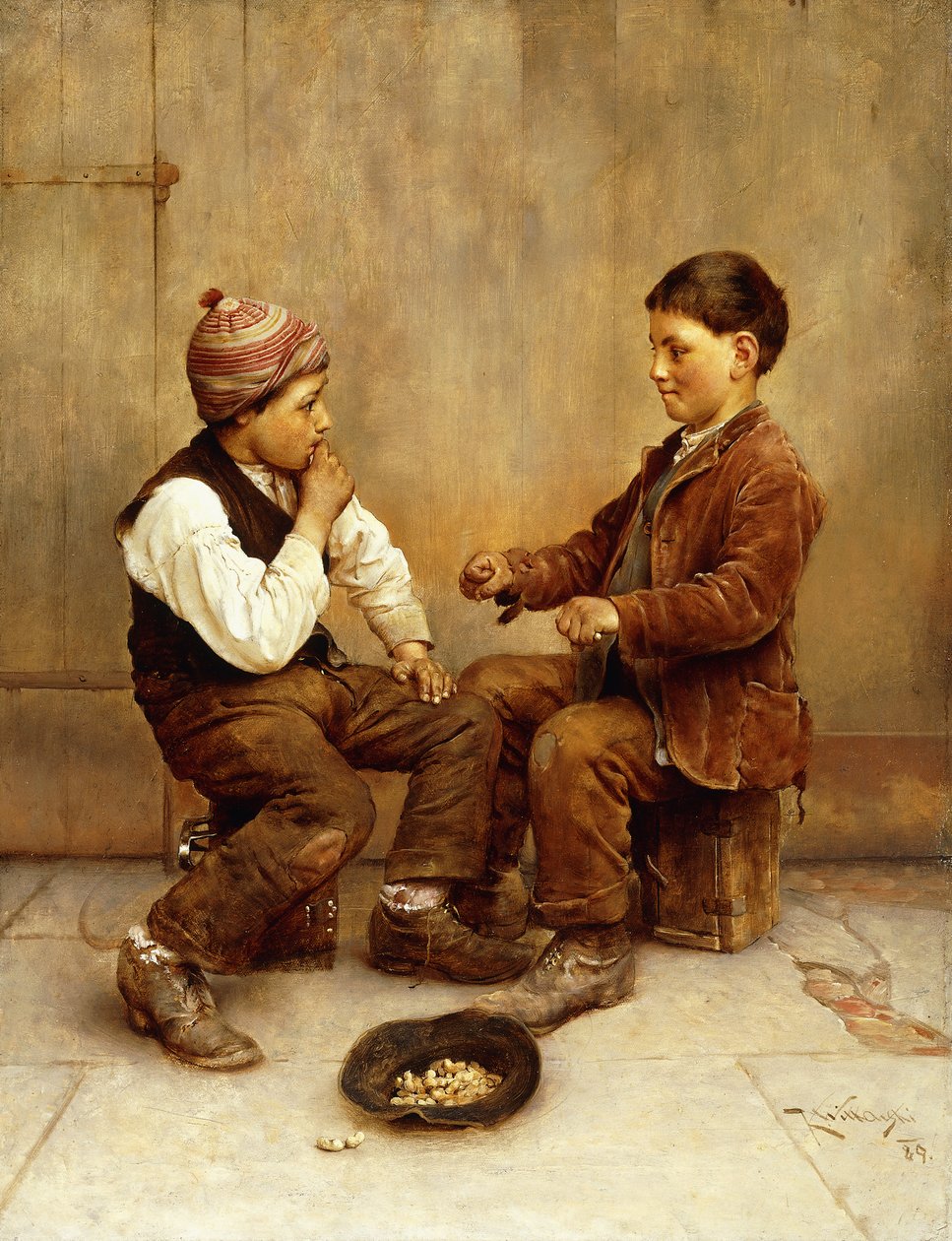 Escolha uma mão, 1889 de Karl Witkowski