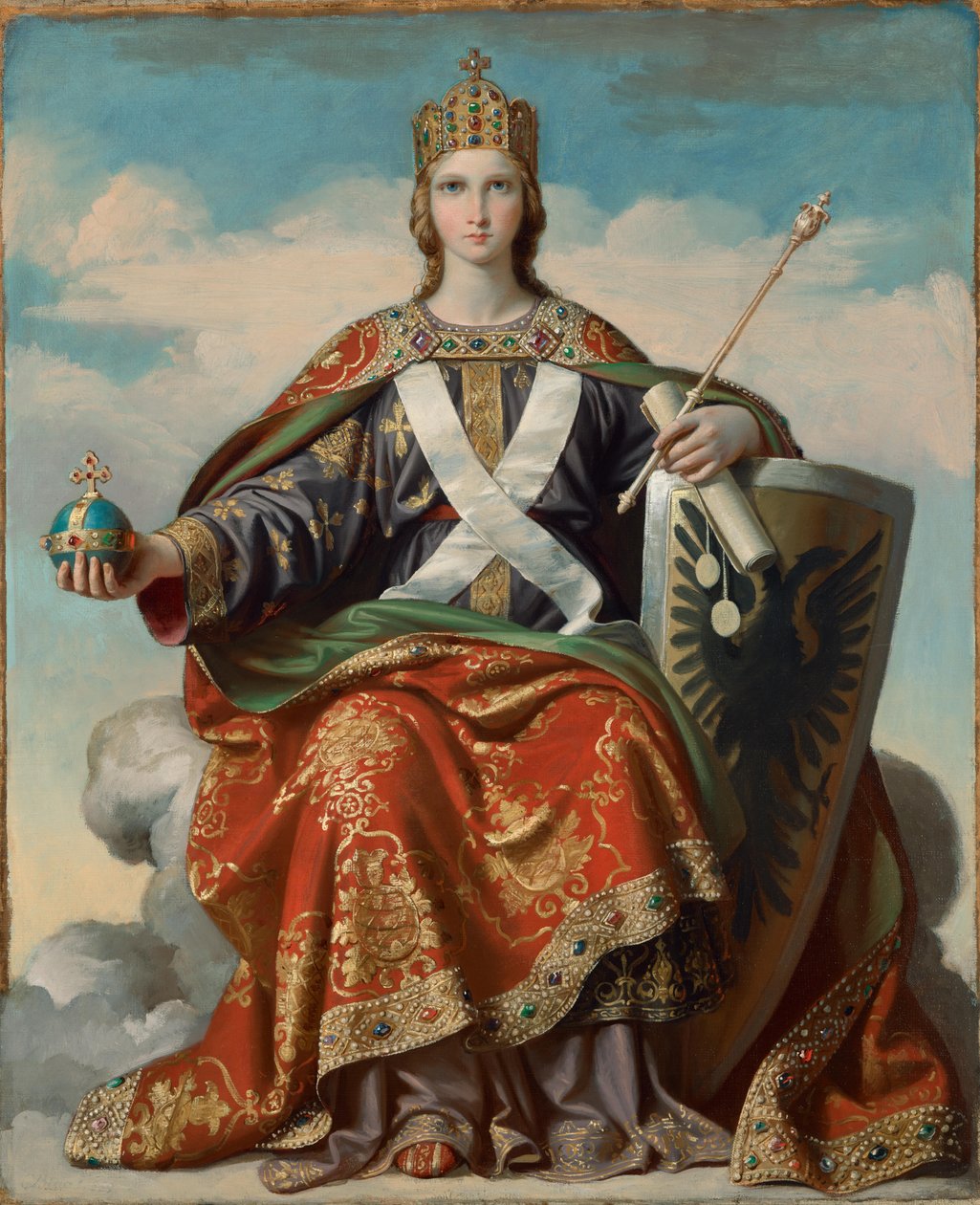 Alegoria do poder de Karl von Blaas