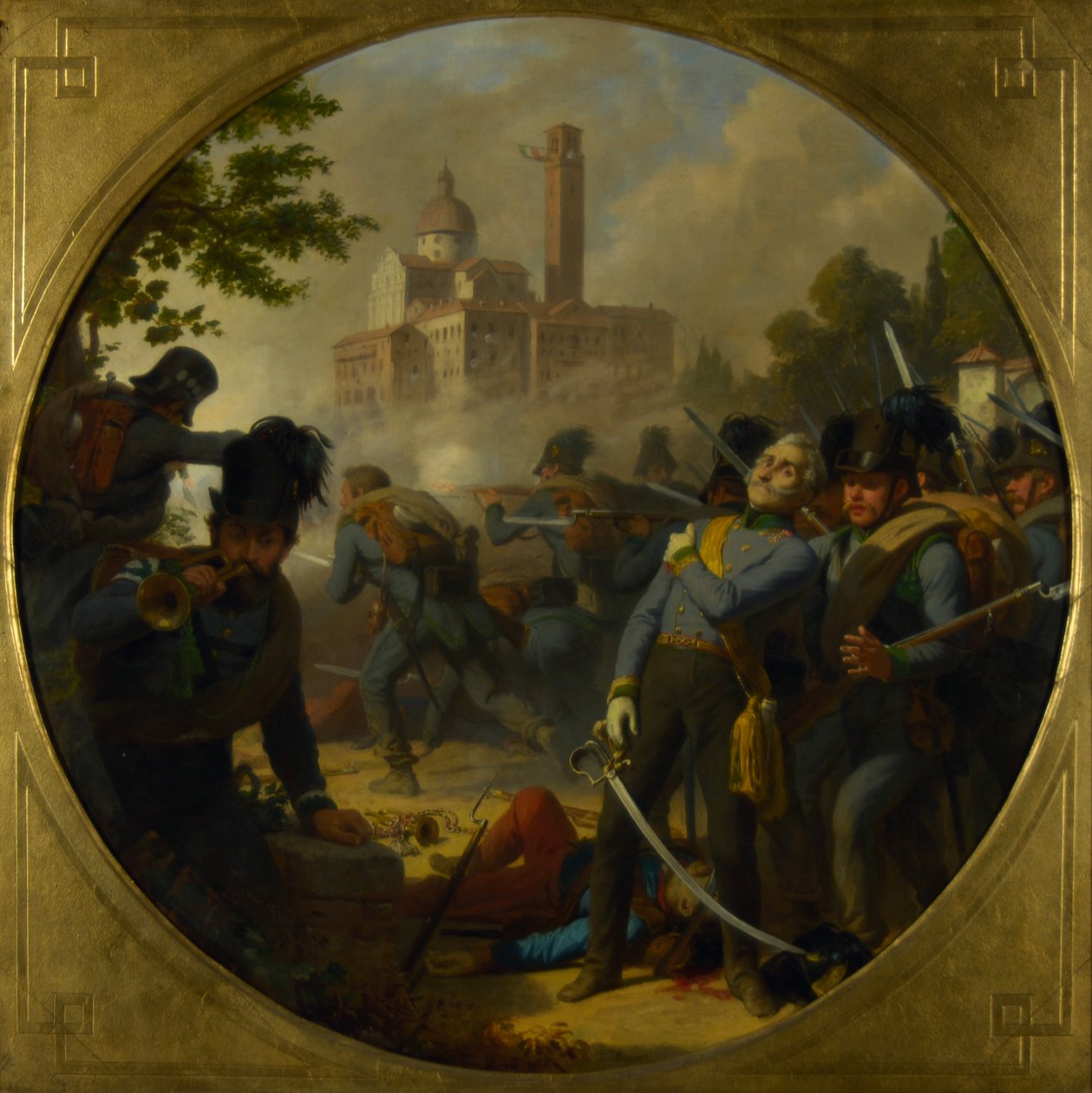 A captura de Vicenza em 1848 de Karl von Blaas