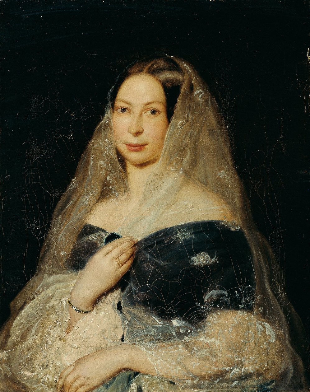 retrato de uma senhora de Karl von Jagemann