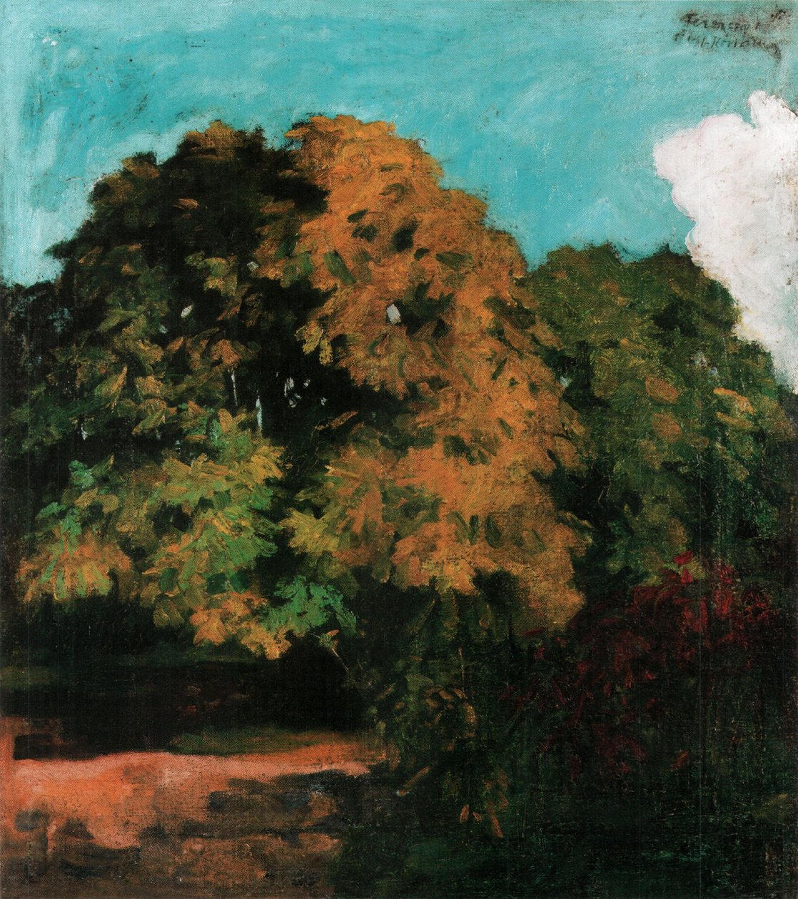 Castanheiros em Nagybanya de Károly Ferenczy