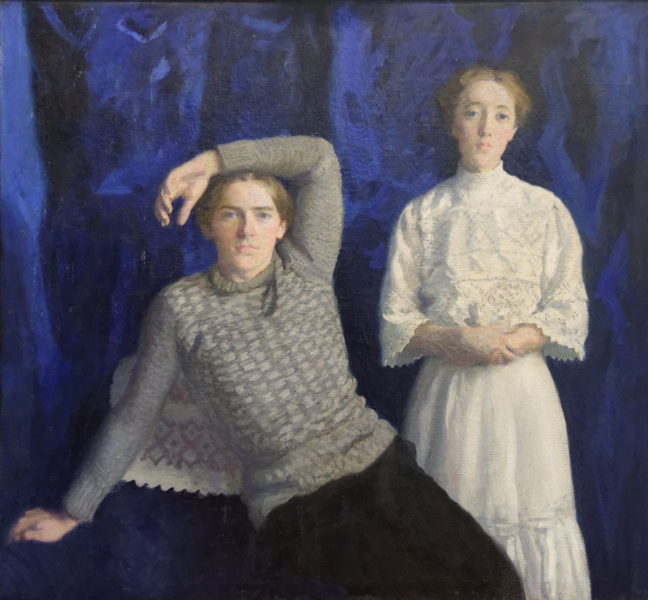 Retrato duplo Beni e Noemi de Károly Ferenczy