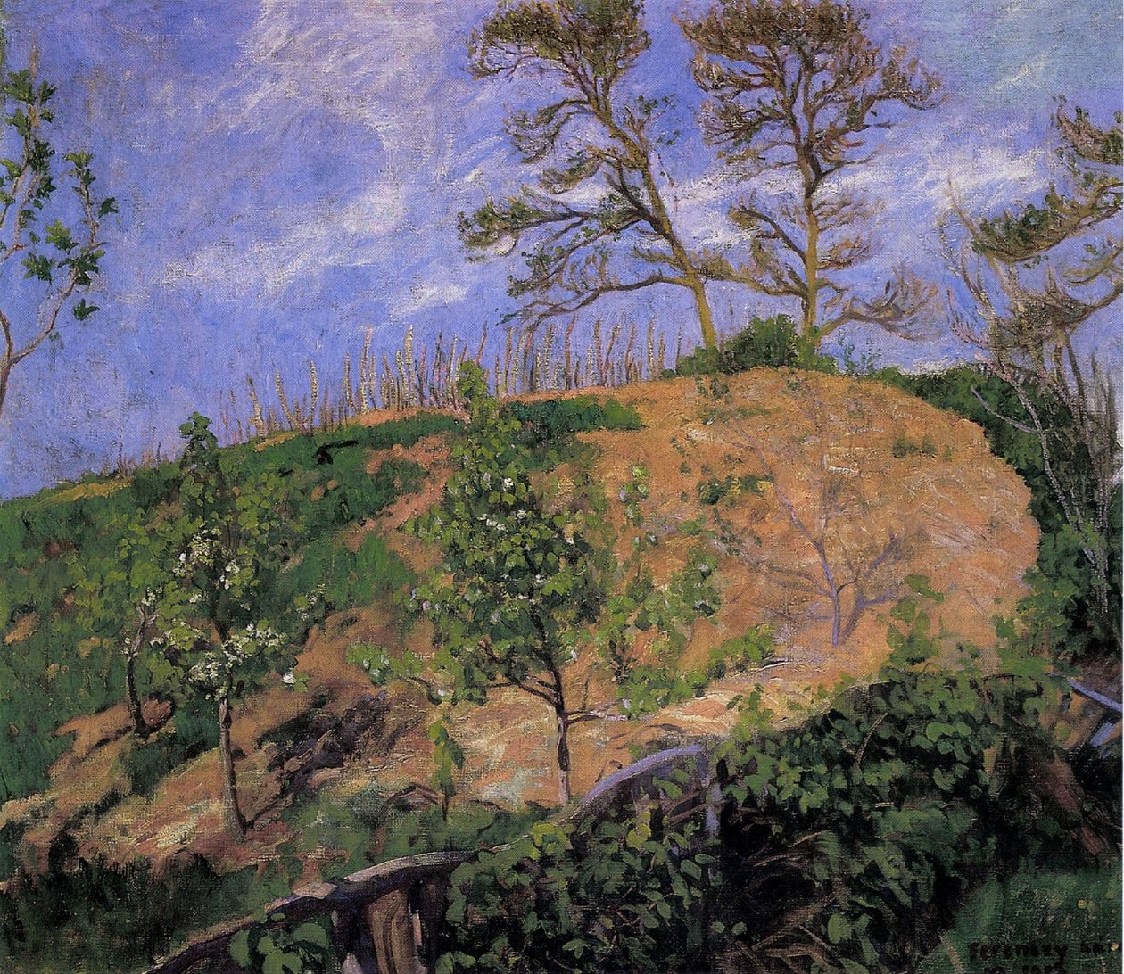Paisagem na primavera de Károly Ferenczy