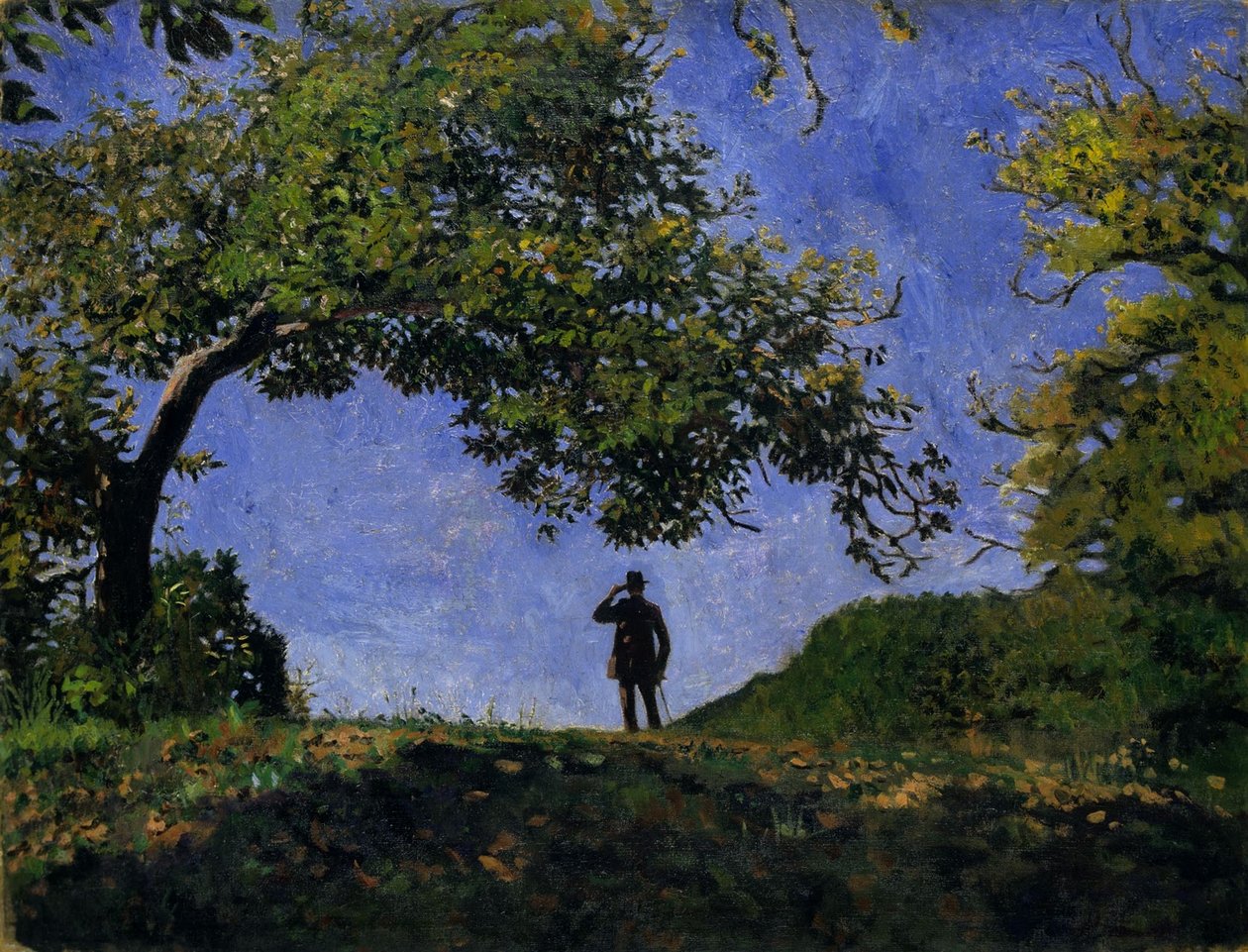 No topo da colina de Károly Ferenczy