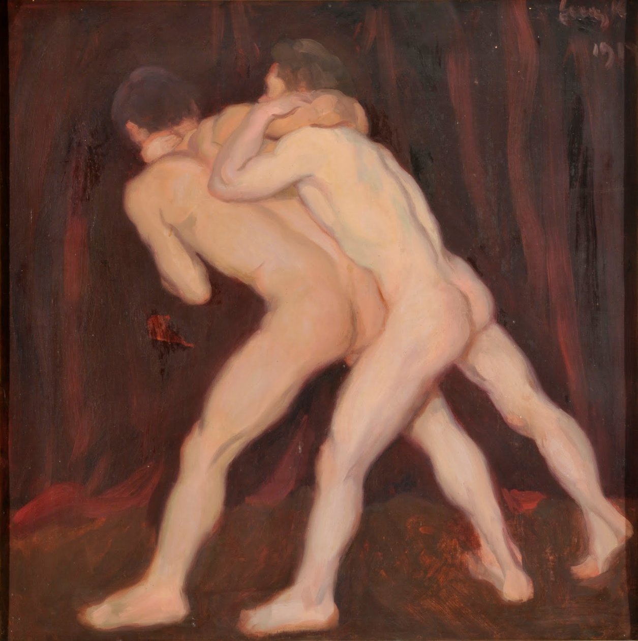 Lutadores de Károly Ferenczy