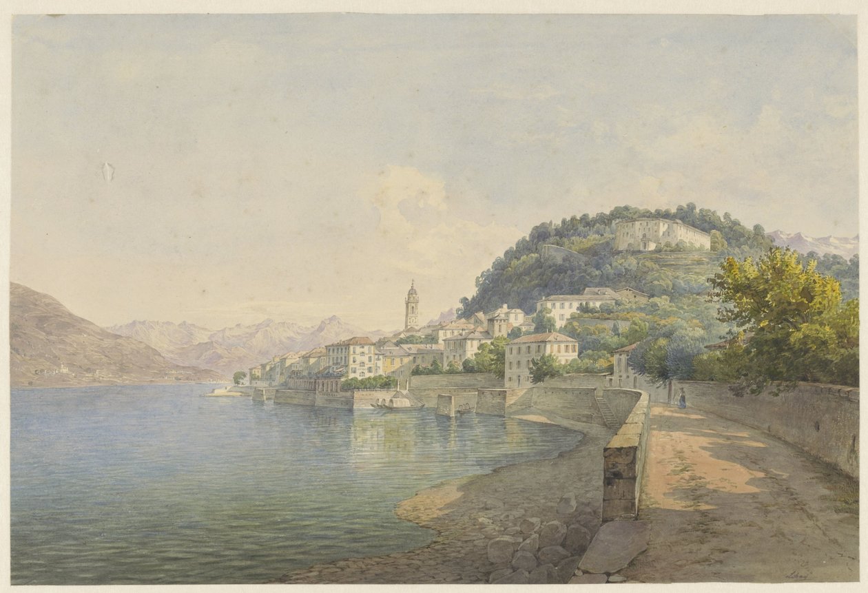 Bellagio no Lago Como de Karoly Lajos Libay