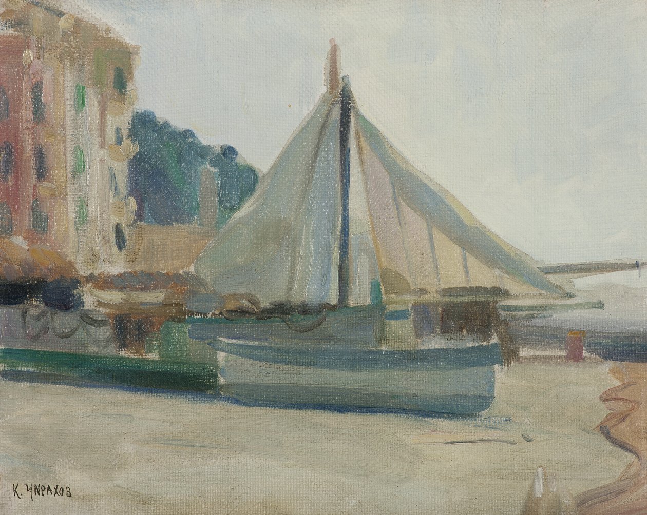 Barco com vela de Karpo Tchirakhoff