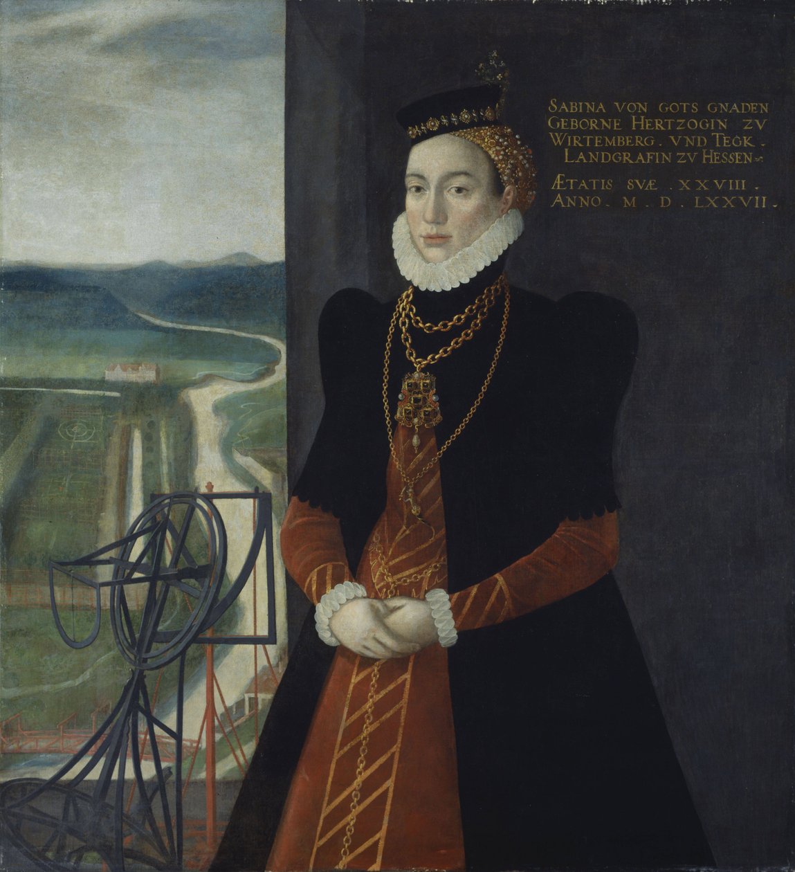 Sabina de Württemberg, Landgravine de Hessel-Kassel de Kaspar van der Borcht