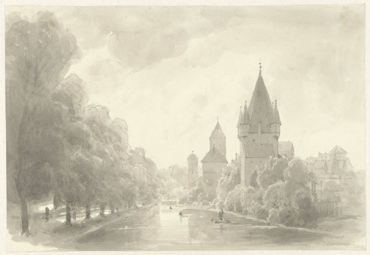Muralha da cidade com torres de Kasparus Karsen (possibly)