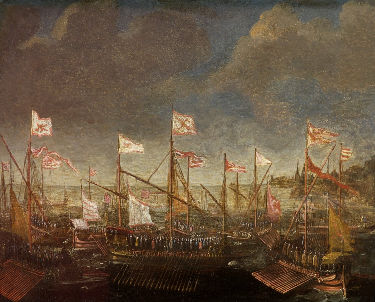 Seascape Mediterrâneo com galés de Kasper van Eyck