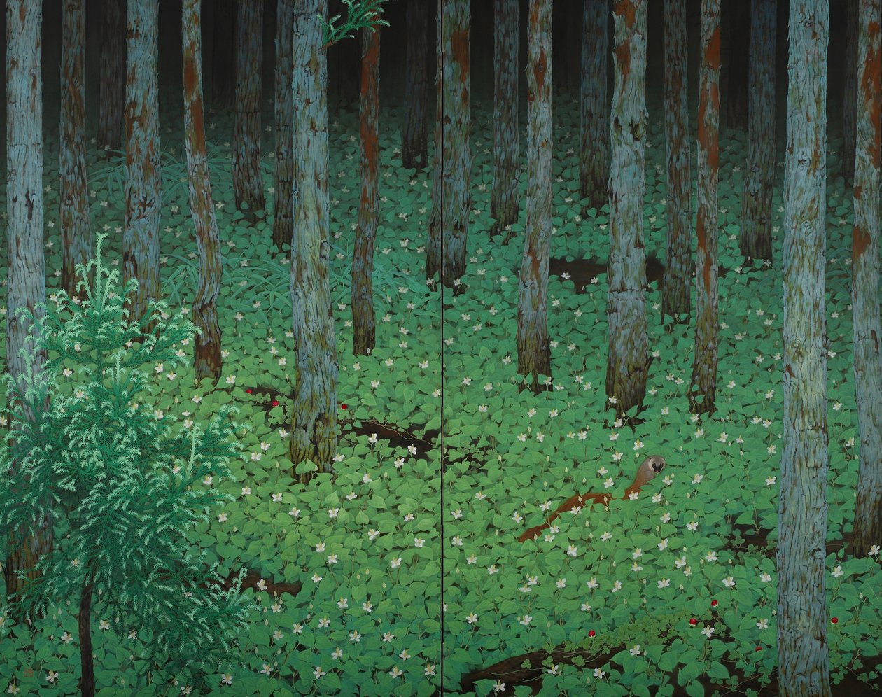 Mori (floresta) de Katayama Bokuyo