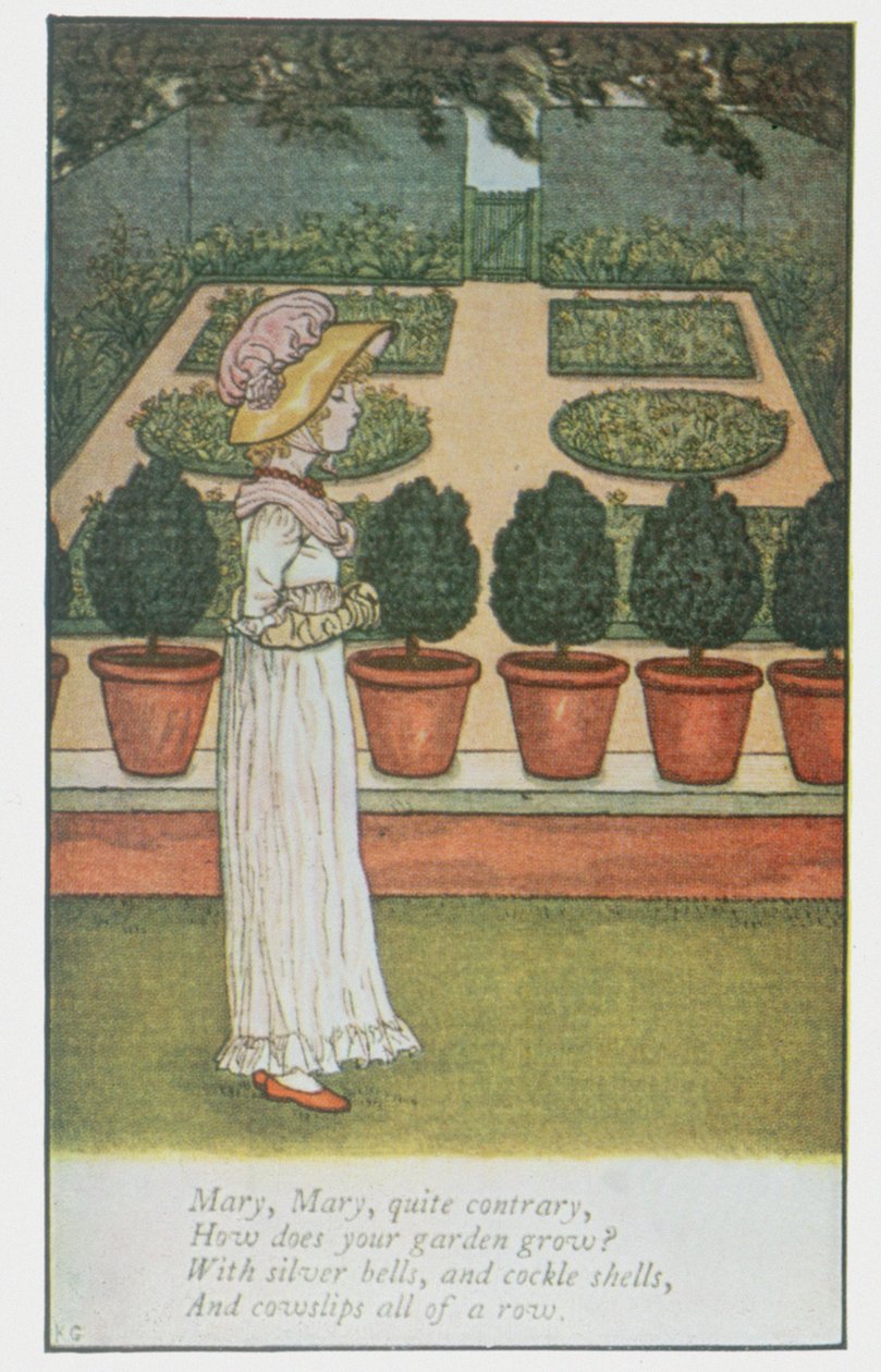 April Baby&39;s Book of Tunes: Mary, Mary, muito contrária de Kate Greenaway
