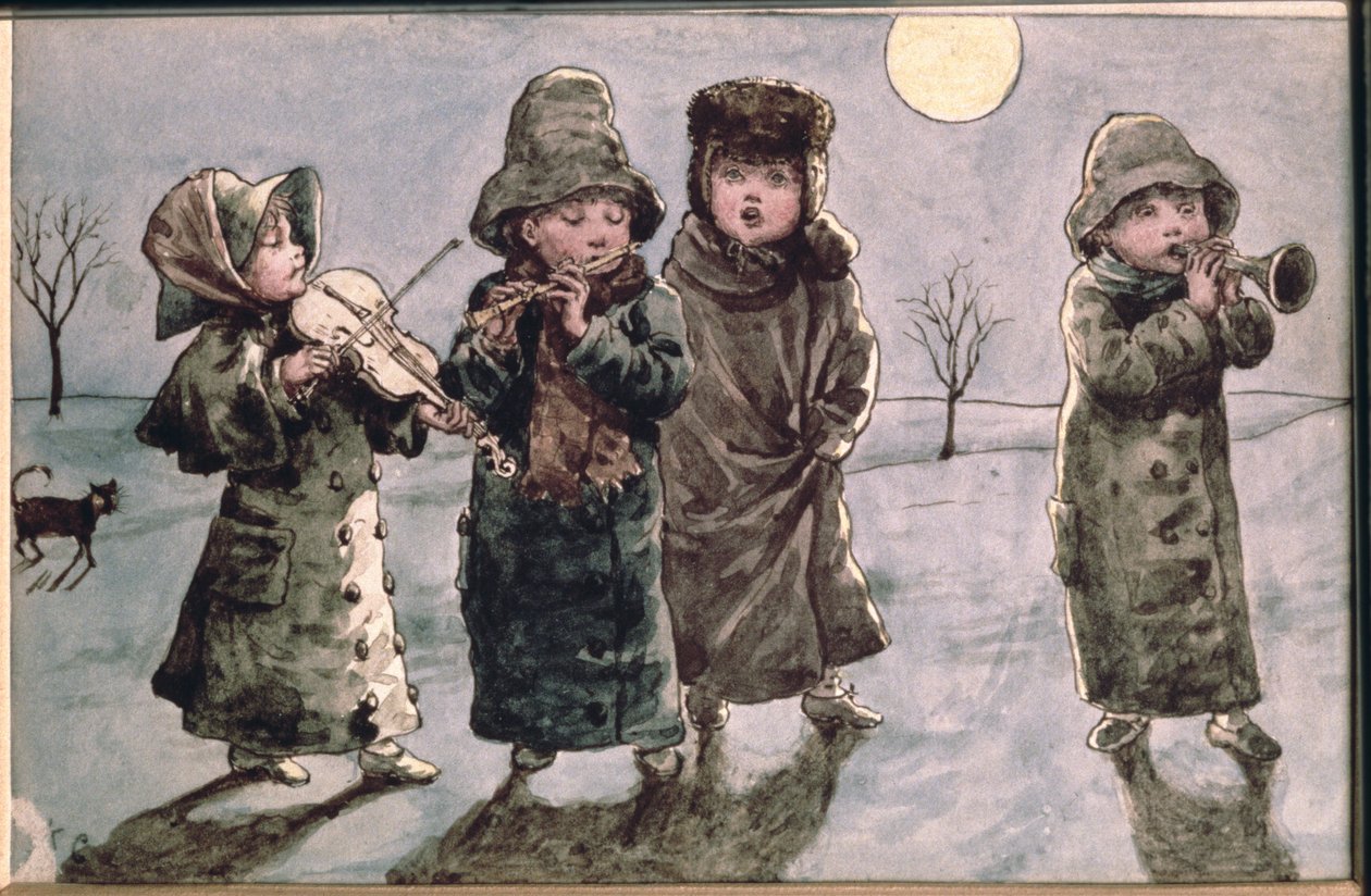 Natal caroling de Kate Greenaway