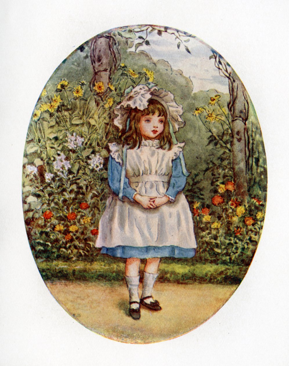Joan Ponsonby, 1891 por Kate Greenaway. de Kate Greenaway