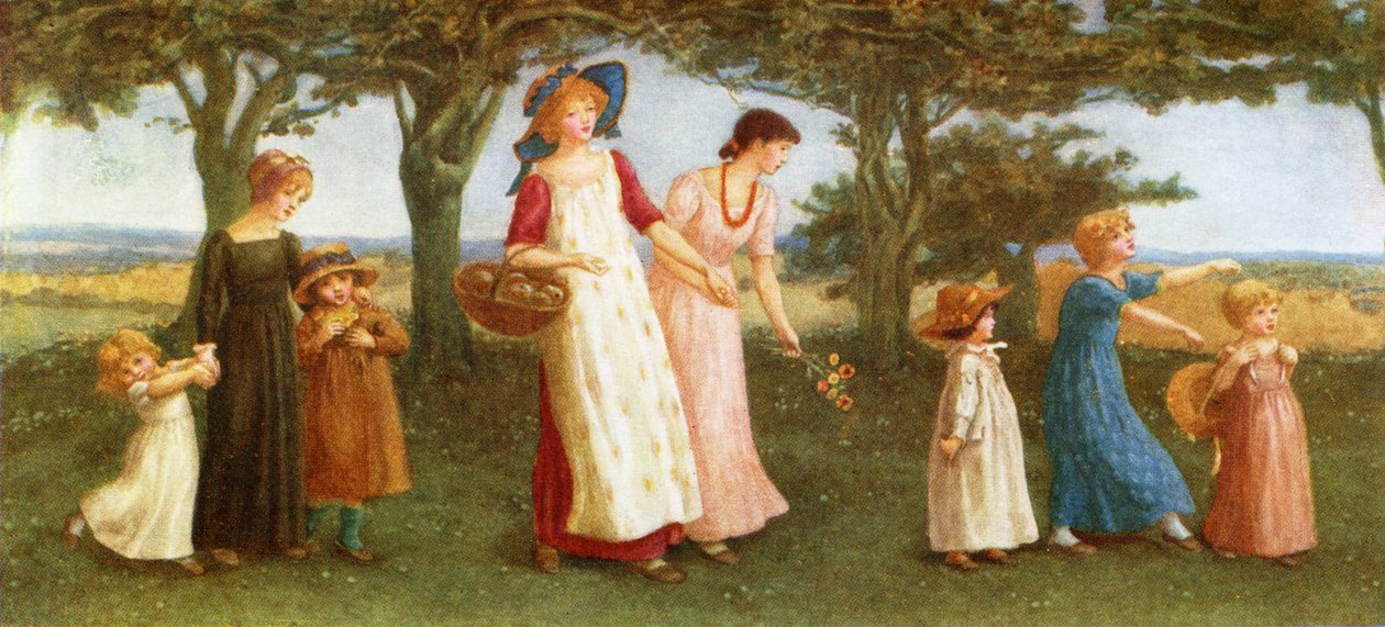 Tempo de primavera por Kate Greenaway de Kate Greenaway