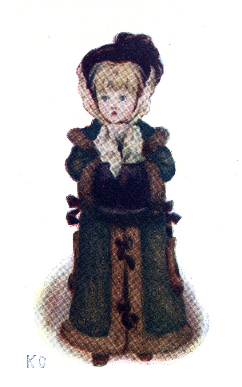 "Cartões de Natal" por Kate Greenaway. de Kate Greenaway