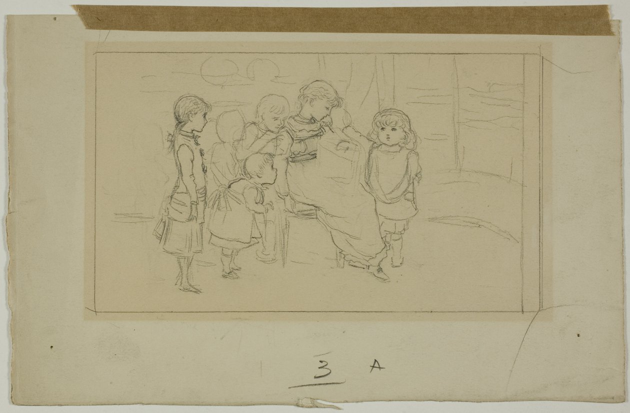Grupo de crianças de Kate Greenaway