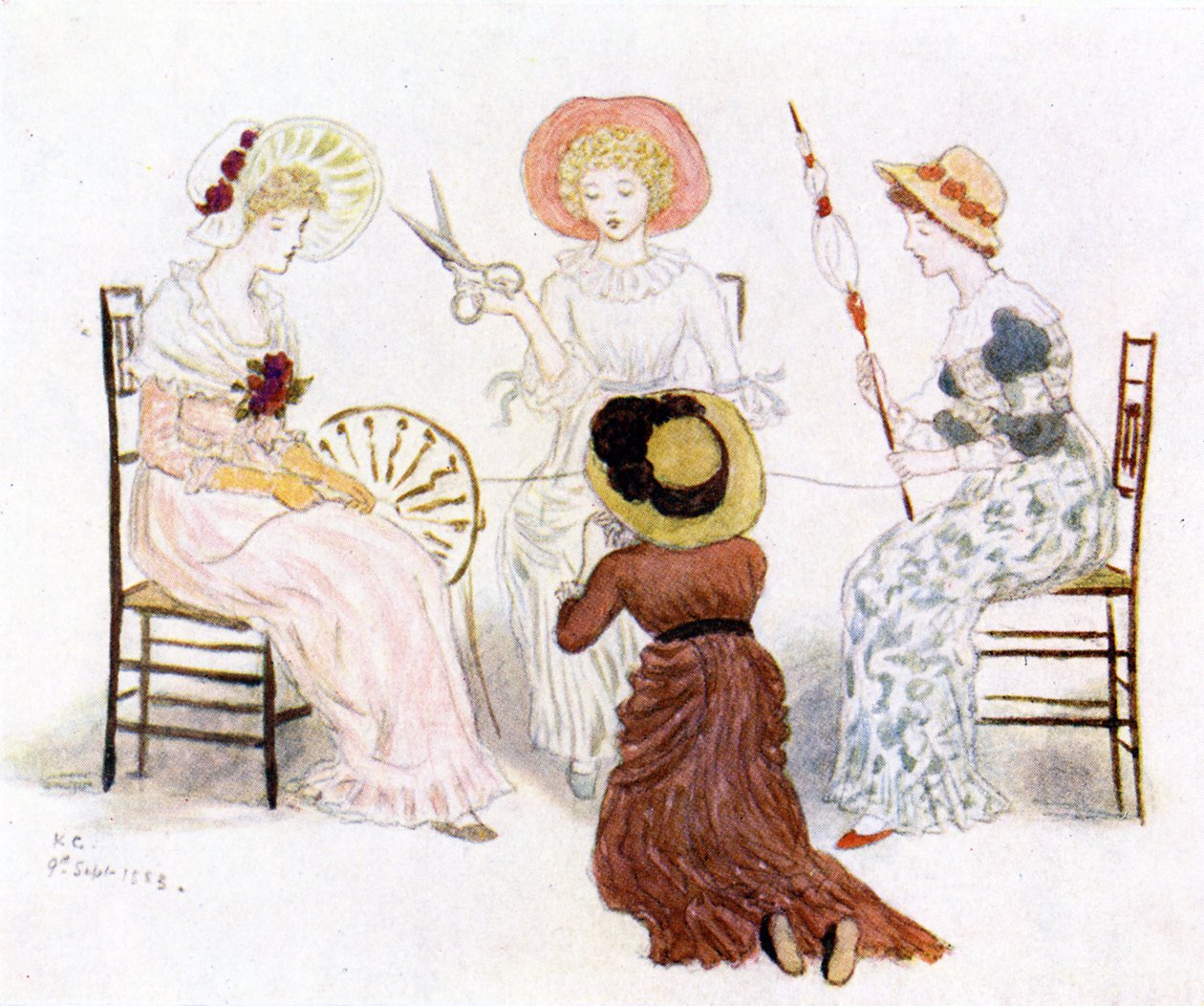 "Kate Greenaway antes do destino de Kate Greenaway