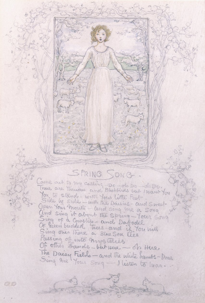 Canção da Primavera, de Kate Greenaway