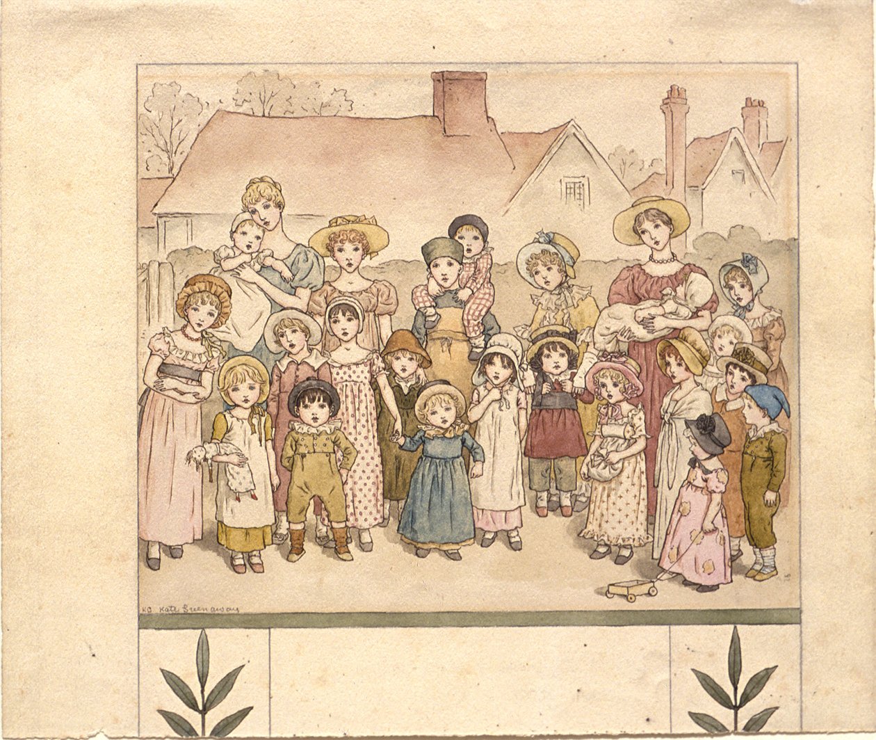 Espetáculo de rua de Kate Greenaway