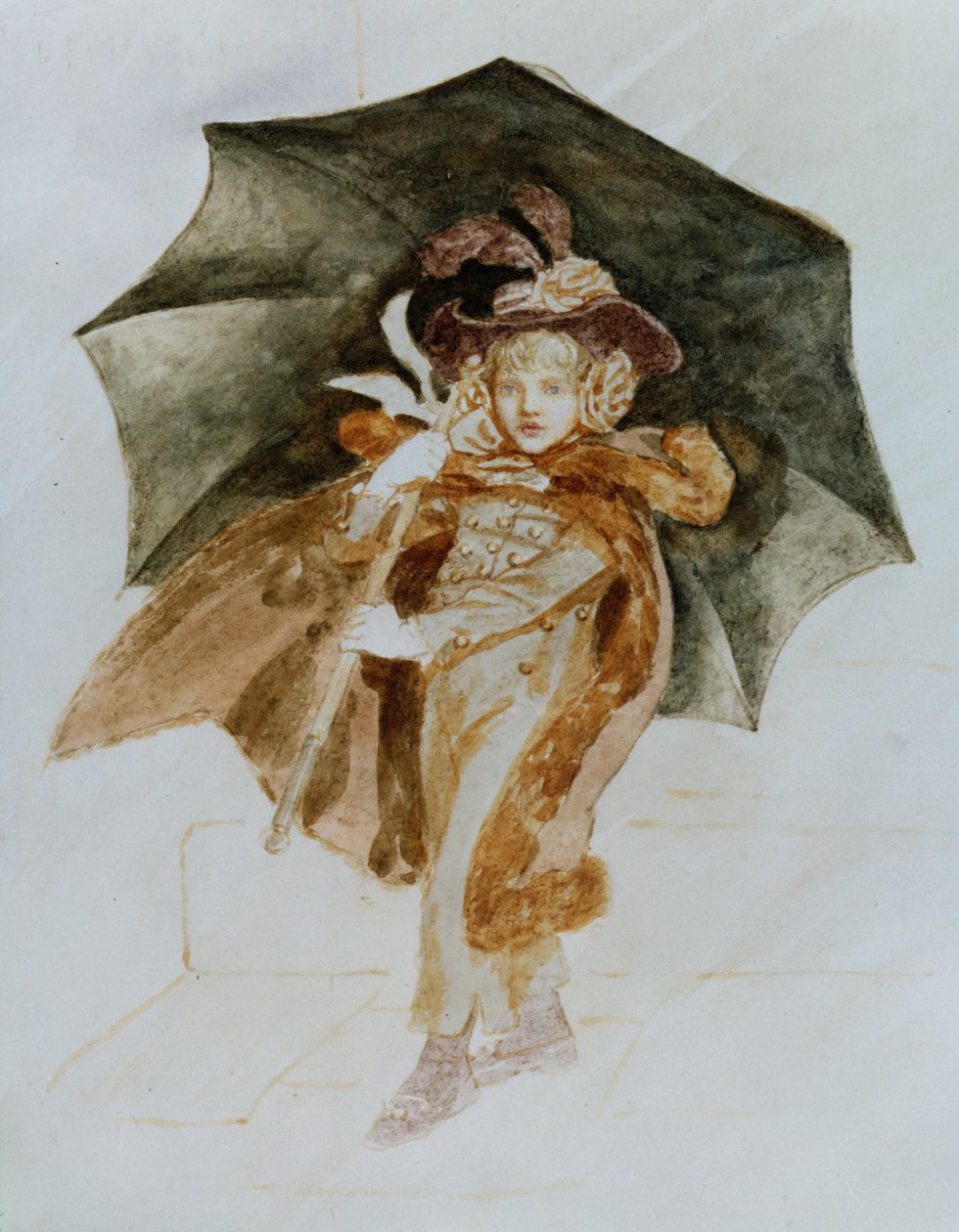 A tempestade (wc no papel) de Kate Greenaway