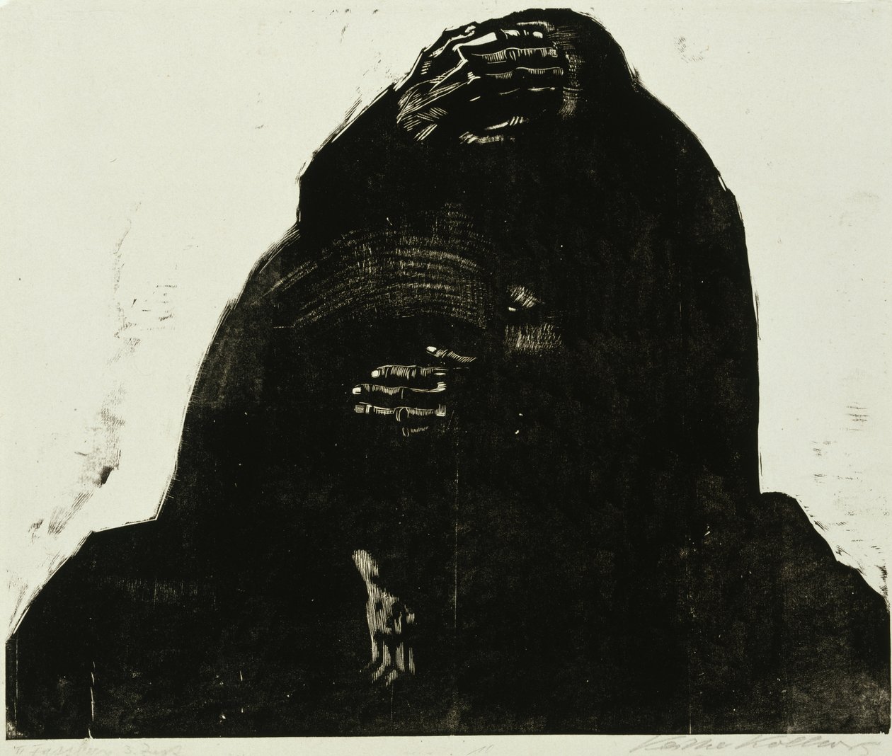 Die Eltern (os pais), número III de Käthe Kollwitz