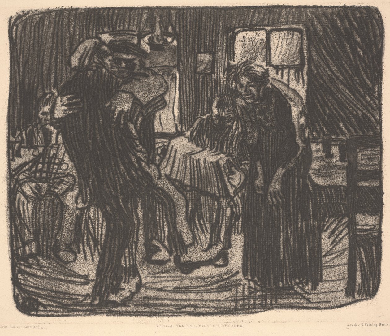 Hambúrguer de Hamburgo, ou Pub Hamburger de Käthe Kollwitz