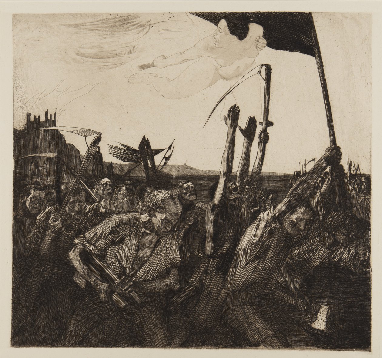 Revolta, 1899 de Käthe Kollwitz