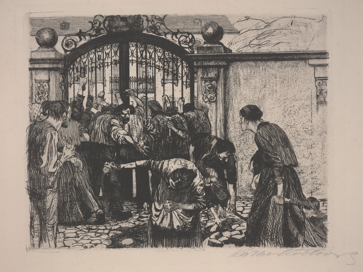 Revolta da Tecelã, ou Rato Tempestade Uma Revolta da Tecelã (gravura) de Käthe Kollwitz
