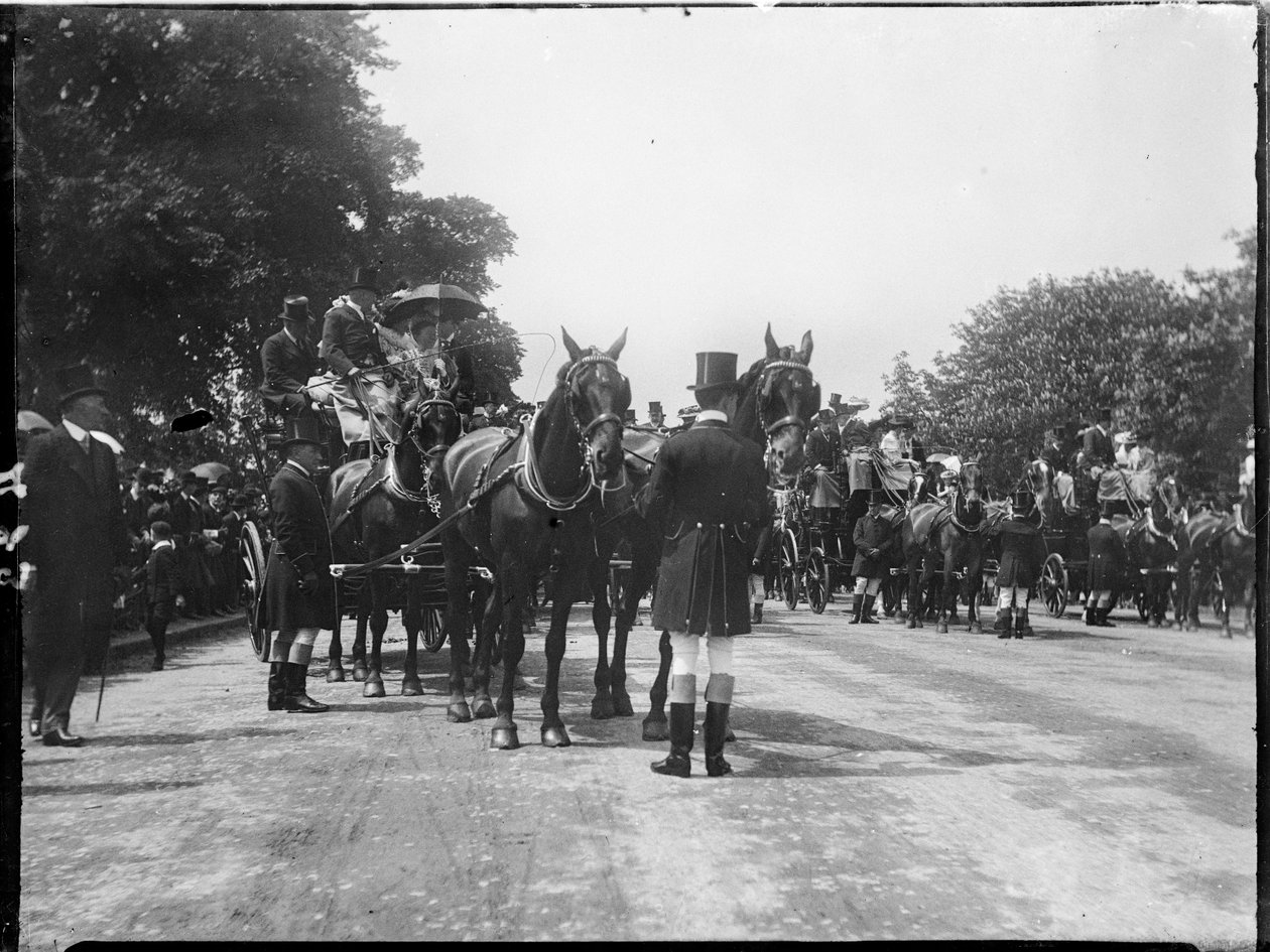 Hyde Park, City Of Westminster, Londres, 27/04/1905 (foto a p/b) de Katherine Jean Macfee
