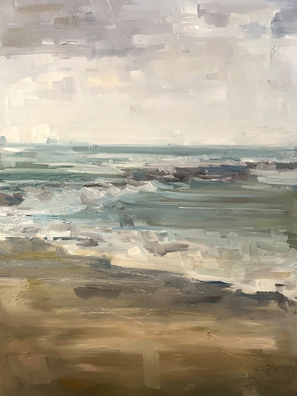 Ditch Plains, 2018 (óleo sobre tela) de Katie Ré Scheidt