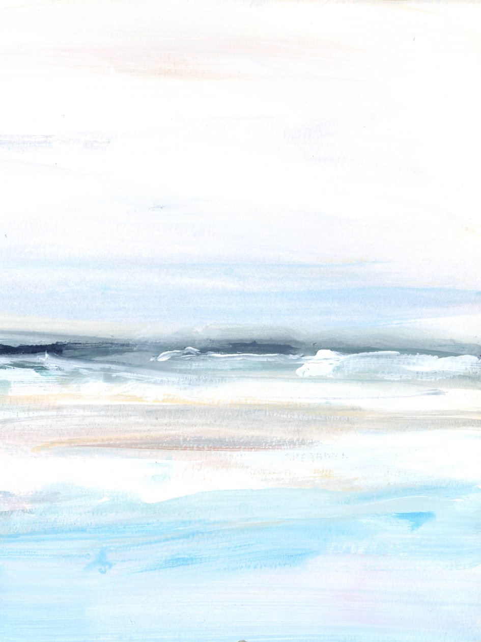 Ocean Tide 2, 2023 (acrílico sobre papel) de Katie Ré Scheidt
