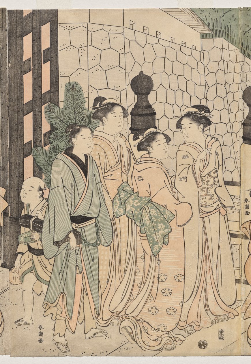 Mil Outonos, Dez Mil Anos na Ponte Tokiwa de Katsukawa Shuncho
